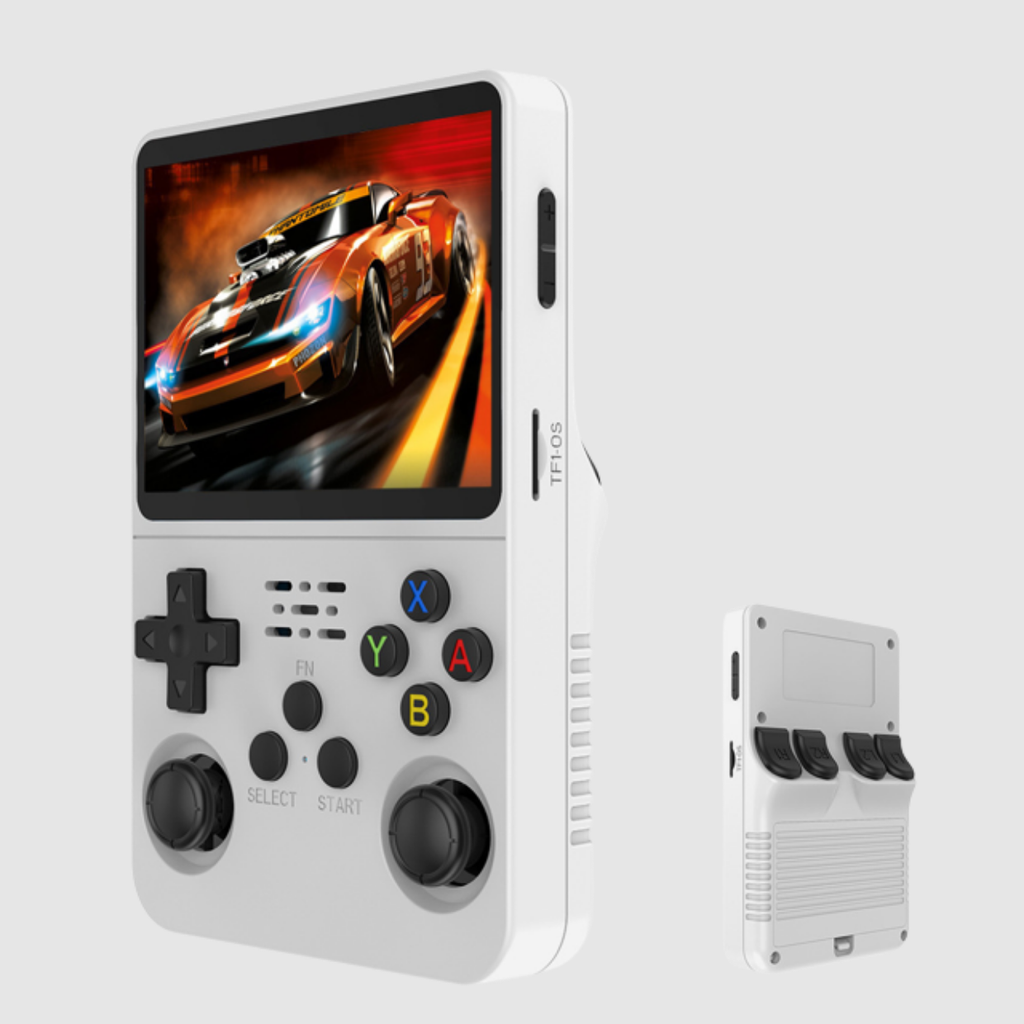 Console Portable Rétro 128 Go – Noir-Rouge