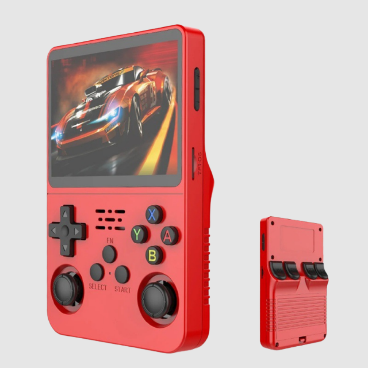 Console Portable Rétro 128 Go – Noir-Rouge