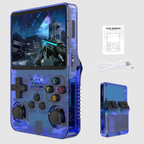 Console Portable Rétro 128 Go – Noir-Rouge