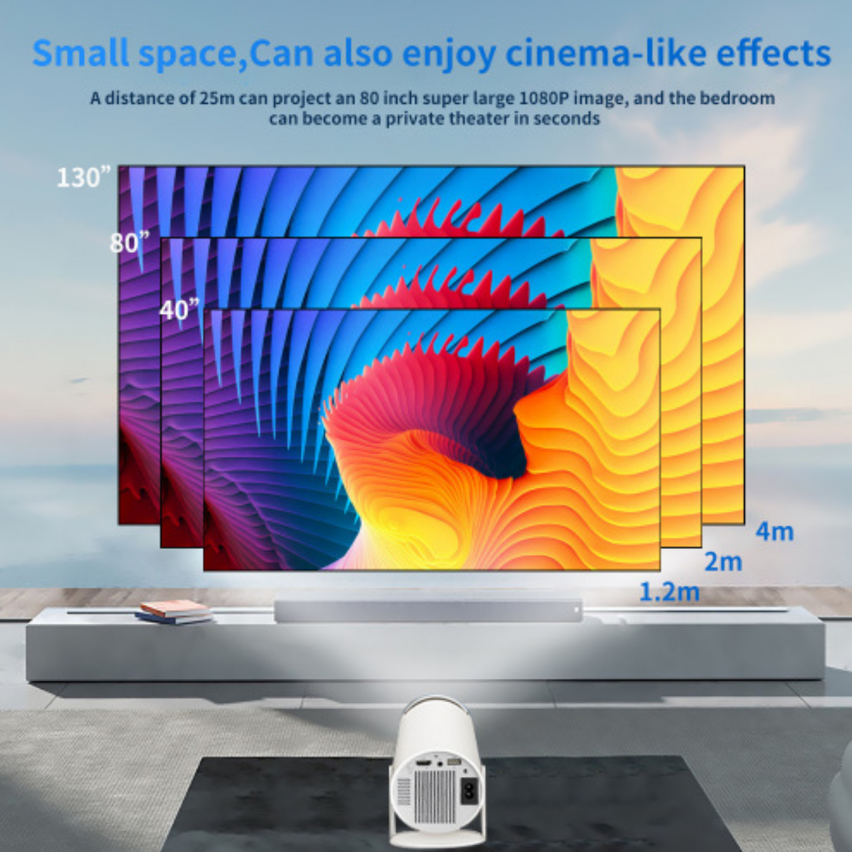 Projecteur Ultra HD – Mini Projecteur Portable