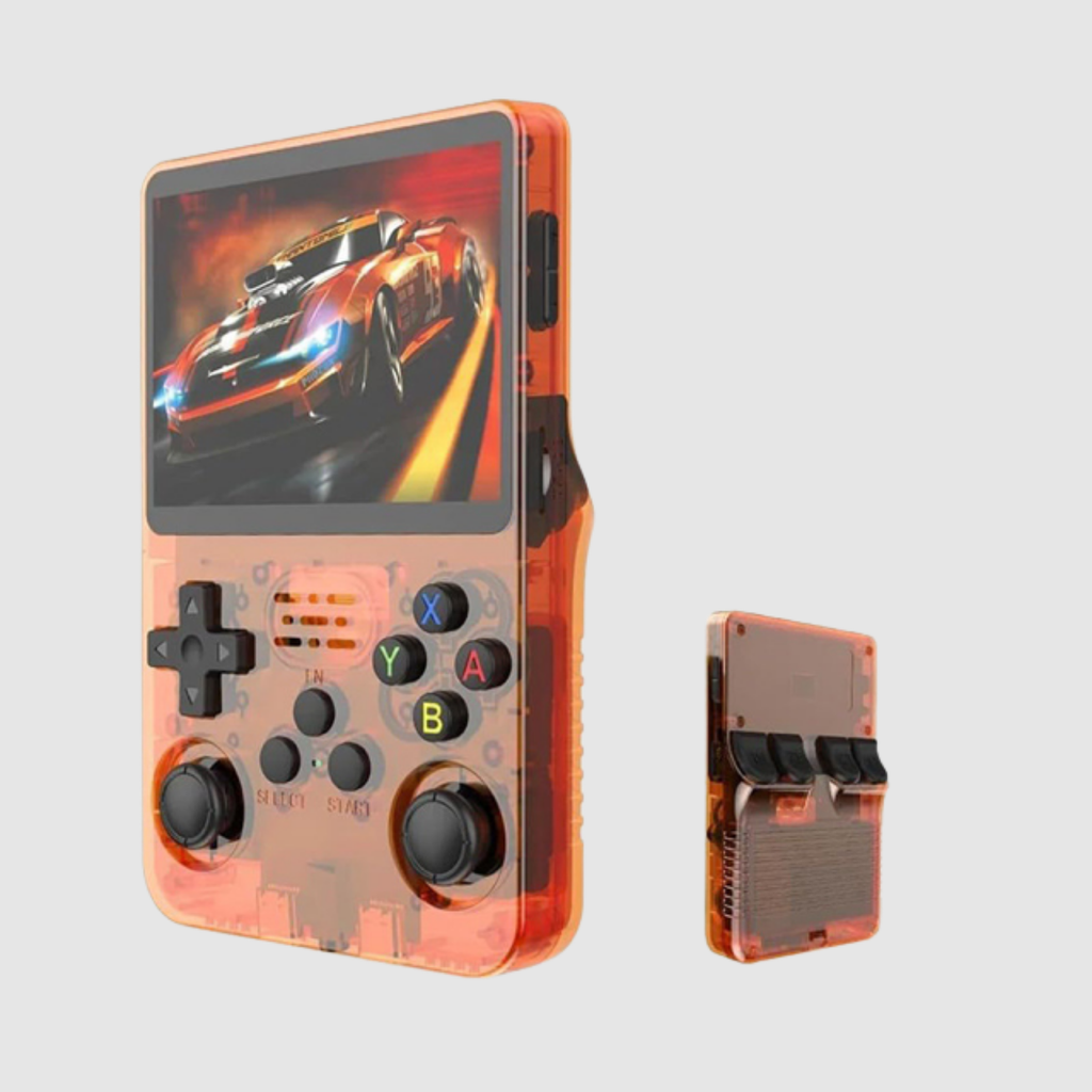 Console Portable Rétro 128 Go – Noir-Rouge